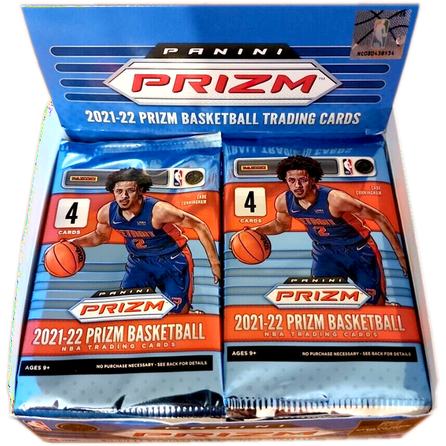 2021-22 Panini Prizm Basketball Retail Box (24 Packs/4 Cards Per Pack)