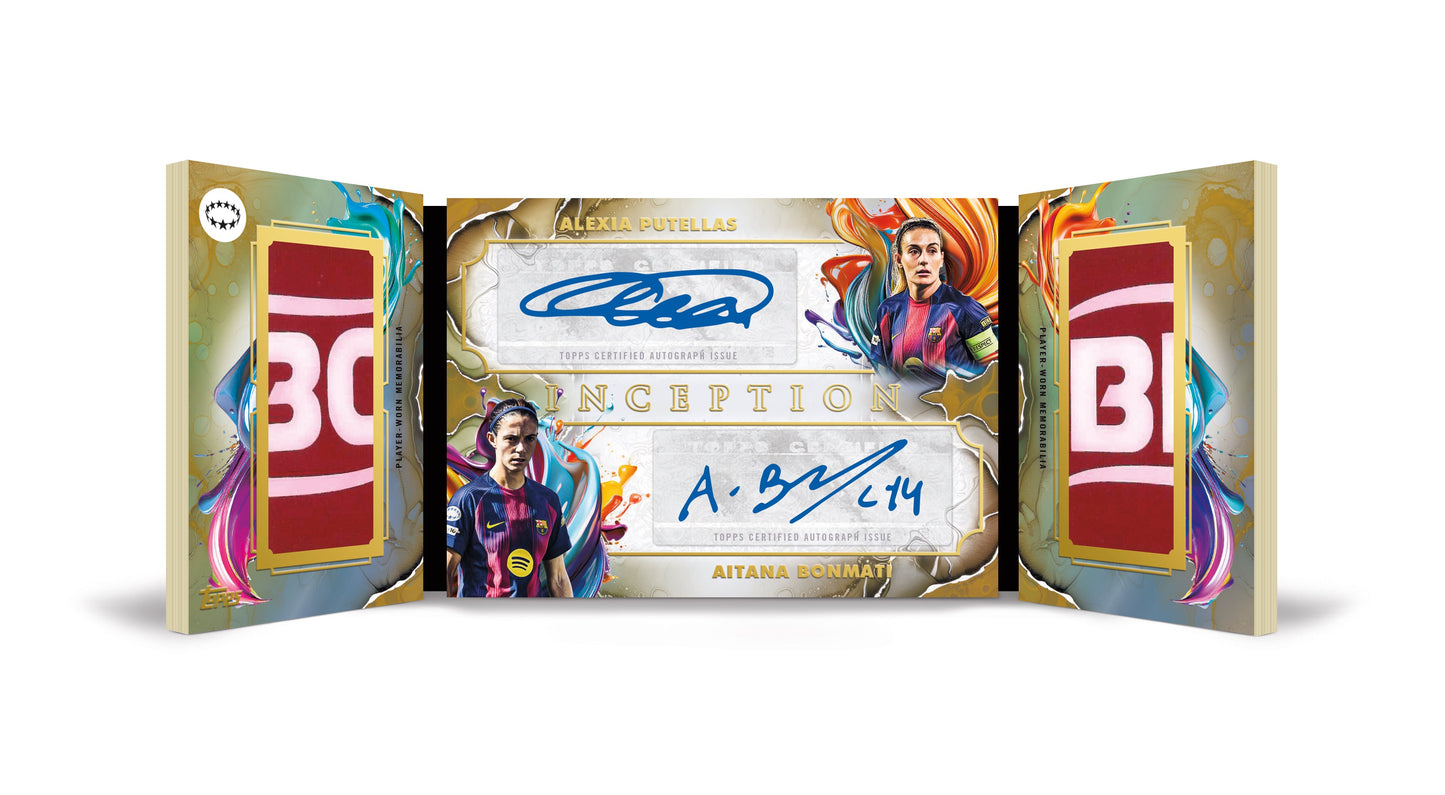 2025-26 Topps Inception UEFA Club Competitions Soccer Trading Cards Hobby Box