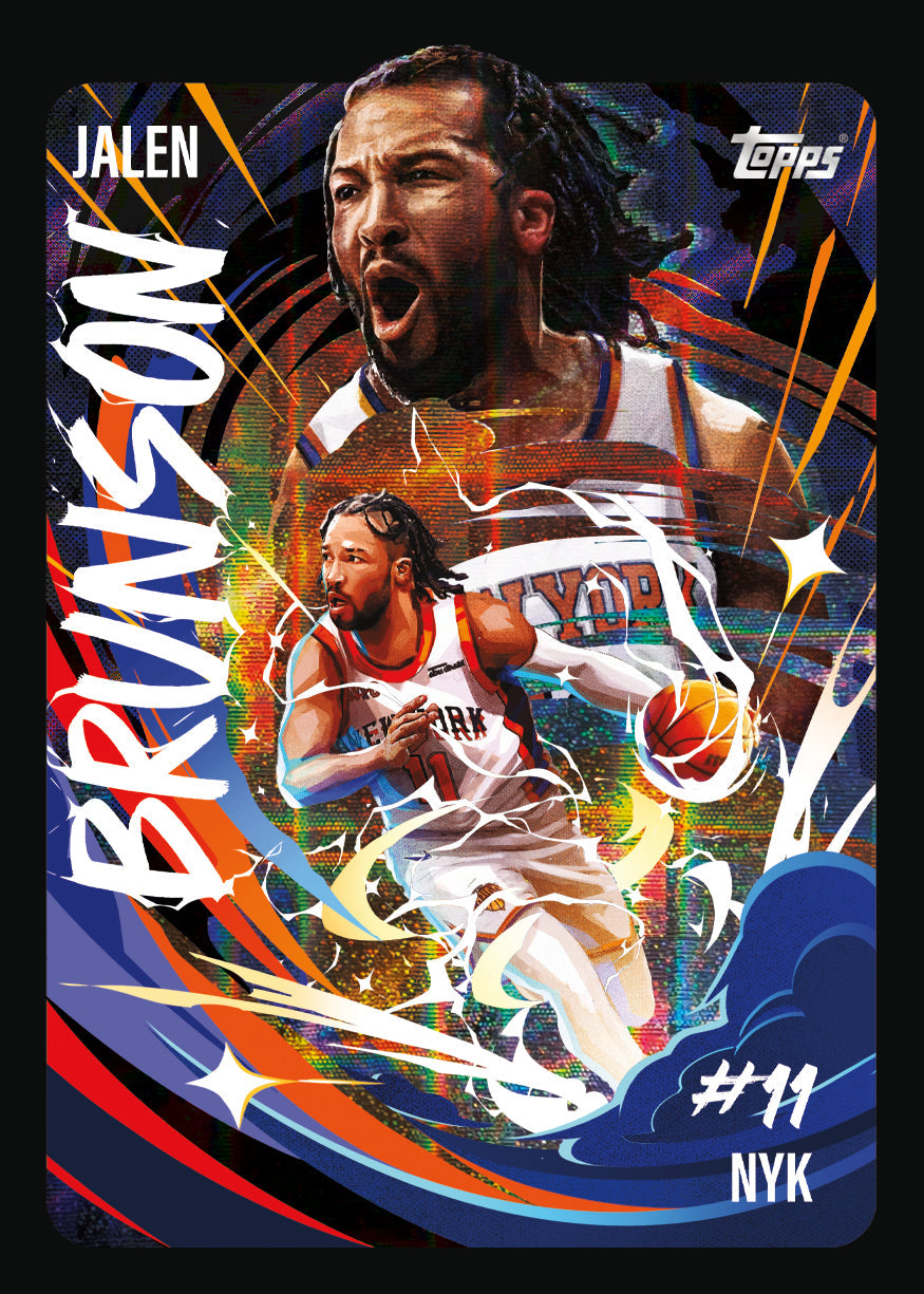 2025-26 Topps Chrome Basketball Trading Cards Fanatics Mega Box - Skylight