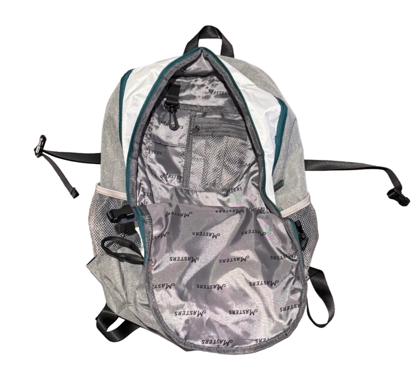 Masters Golf Tournament Embroidered Logo Navy & Gray Backpack Bookbag