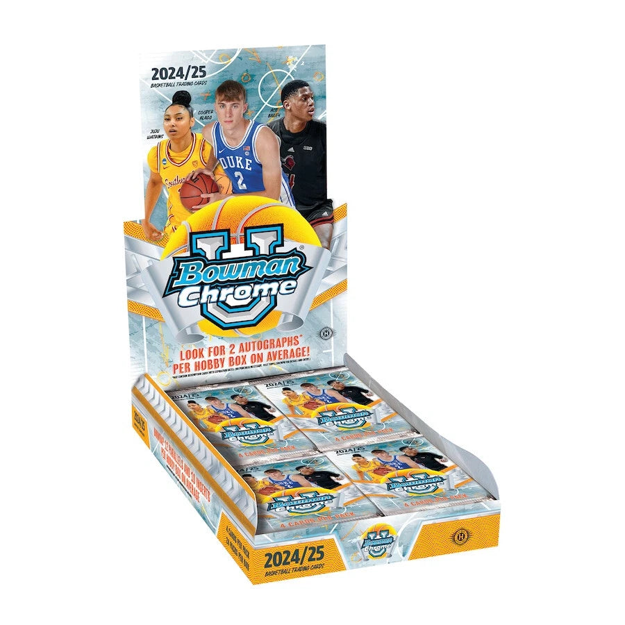 2024-25 Bowman U Chrome Basketball Trading Cards Hobby Box