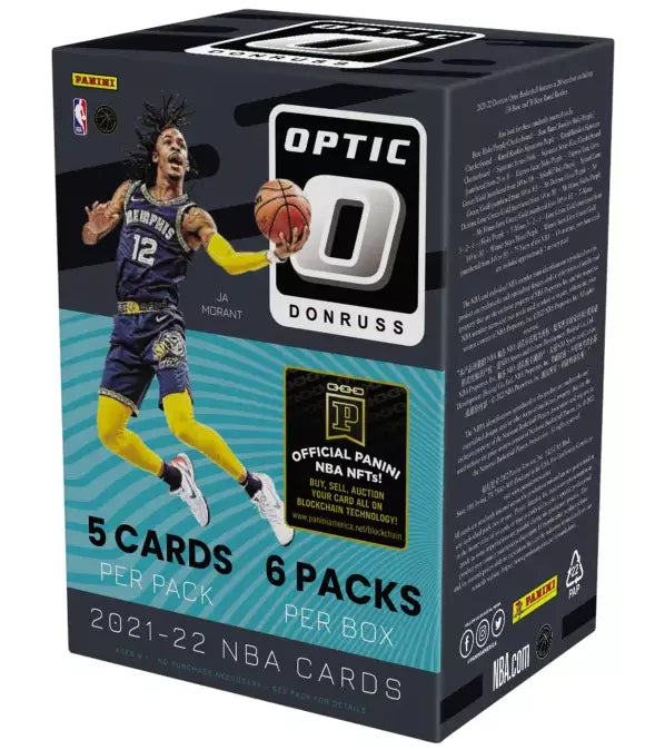 2021-22 Donruss Optic NBA Basketball Trading Cards Blaster Box - 30 Cards/Box