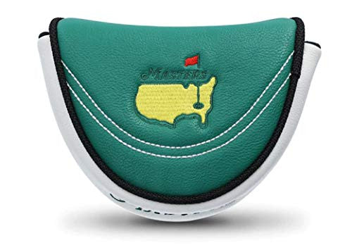 Masters Golf Embroidered Leather Mallet Putter Head Cover