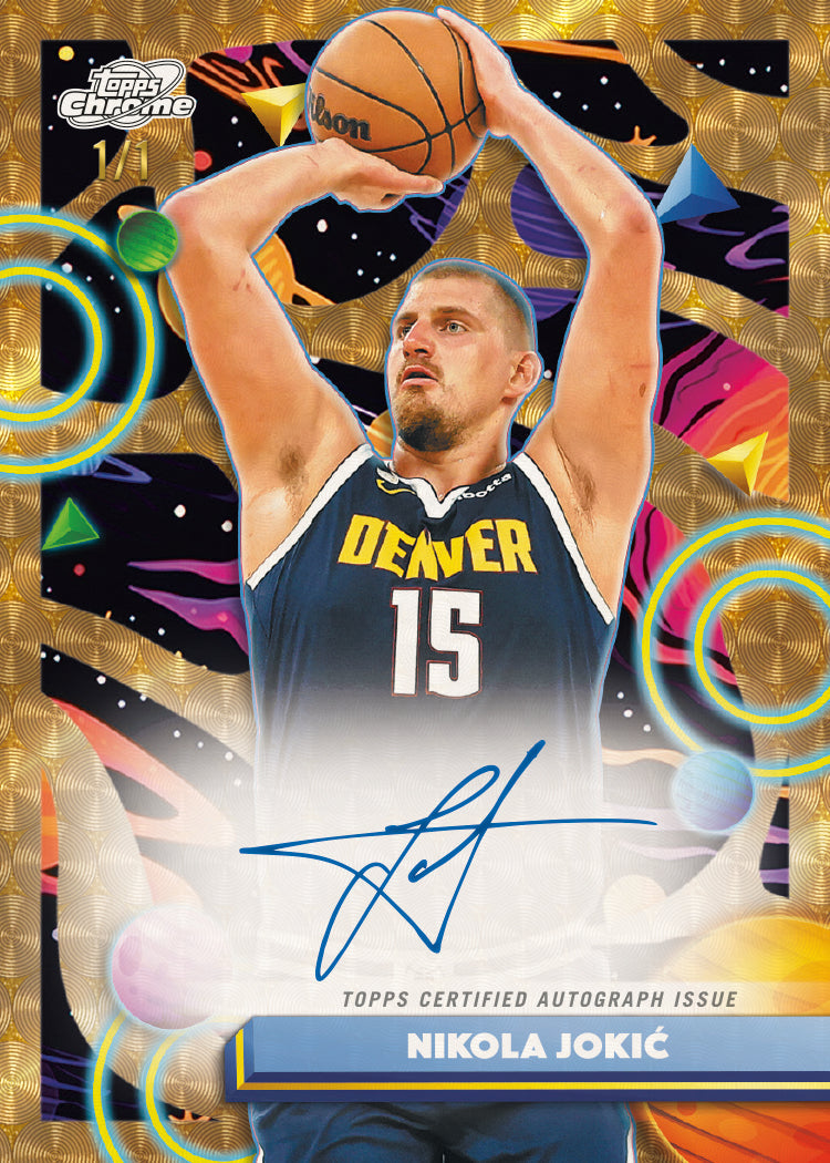 2025-26 Topps Chrome Cosmic Basketball Trading Cards Factory Sealed Hobby Box