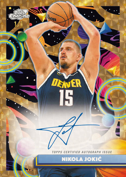 2025-26 Topps Chrome Cosmic Basketball Trading Cards Factory Sealed Hobby Box