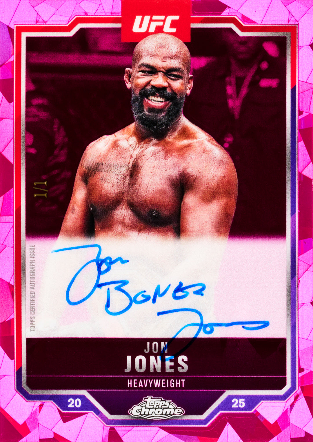 2025 Topps Chrome Sapphire Edition UFC Trading Cards Hobby Box
