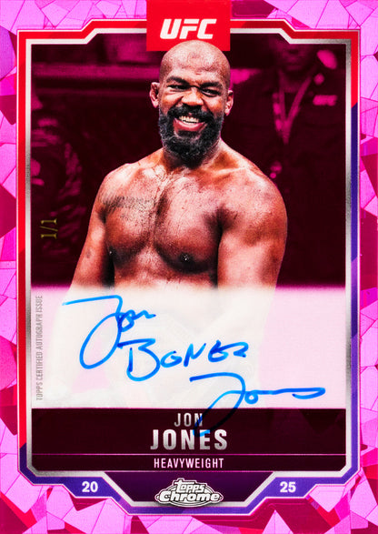 2025 Topps Chrome Sapphire Edition UFC Trading Cards Hobby Box