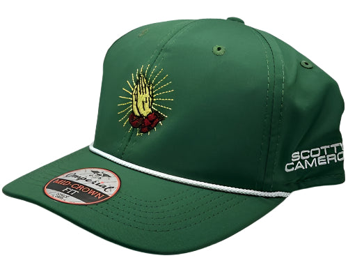 Scotty Cameron Masters Green "Ahh Man" Corner Adjustable Snapback Rope Hat