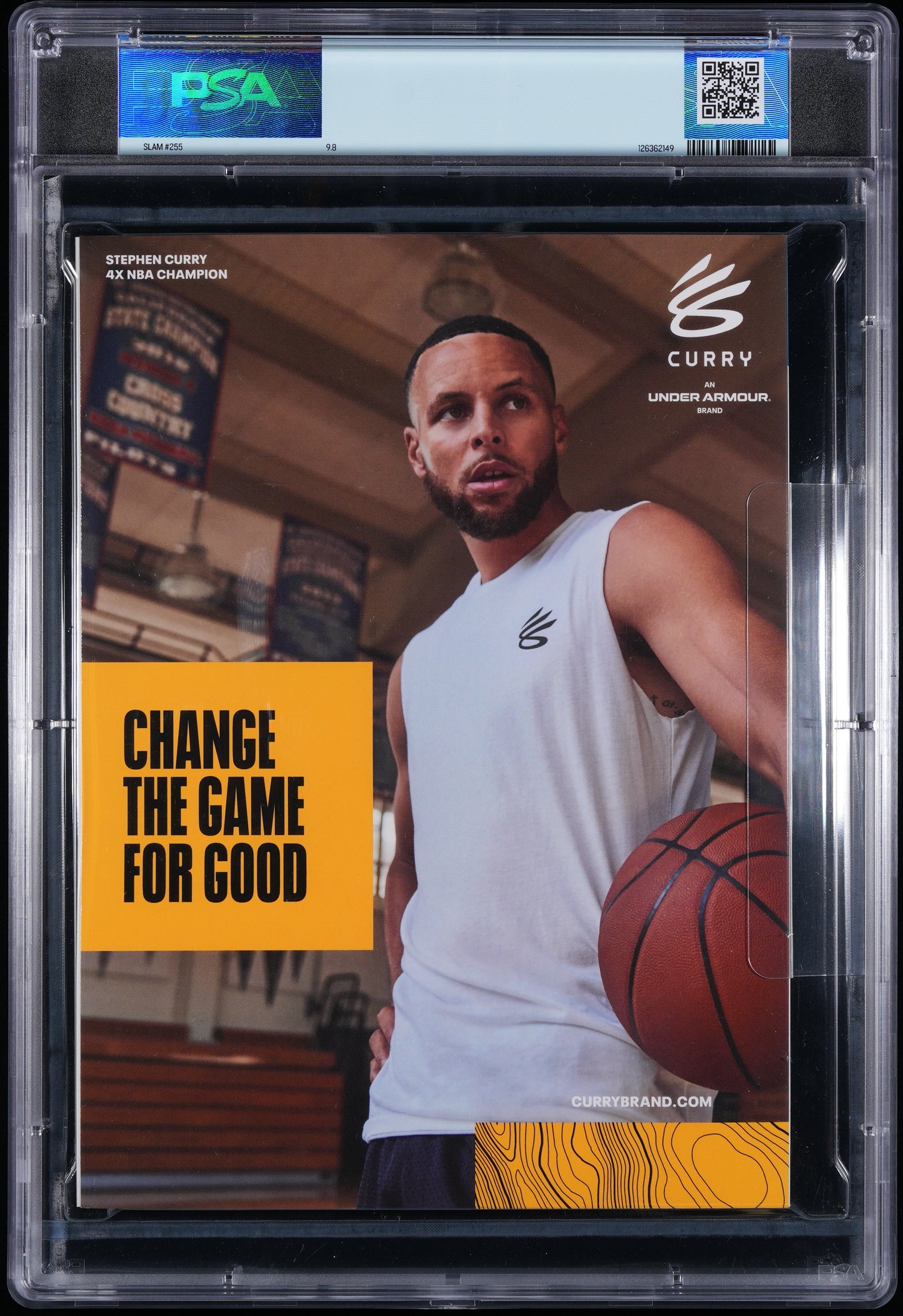 Cade Cunningham Teal Cover Slam #255 Gold Metal Graded Magazine /94 PSA 9.8