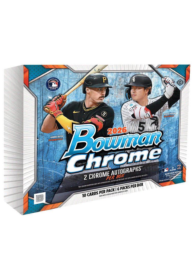 2026 Bowman Chrome Baseball Trading Cards Factory Sealed Hobby Box