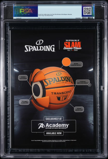 Anthony Edwards Slam #259 Gold Metal Edition Graded Magazine #74/94 PSA 9.8