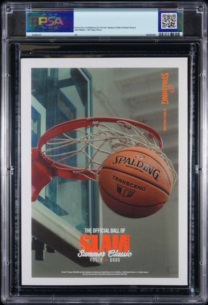 Amen Thompson Slam #257 Gold Metal Edition Graded Magazine #69/94 PSA 9.8