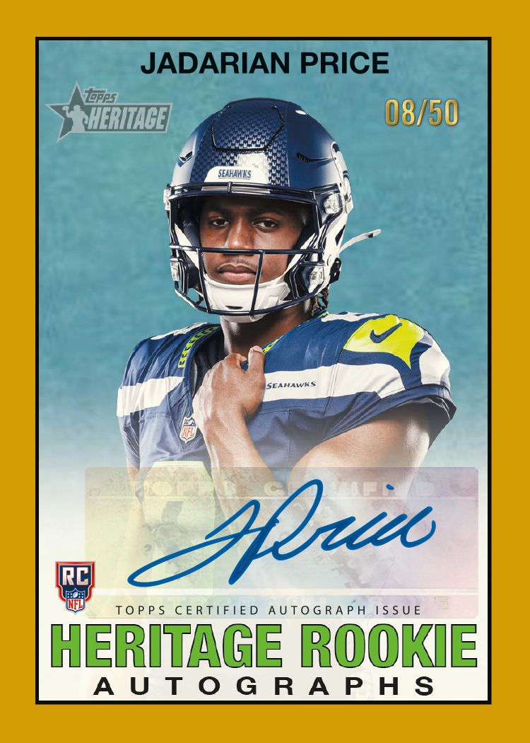 2026 Topps Heritage Football Trading Cards Factory Sealed Hobby Box