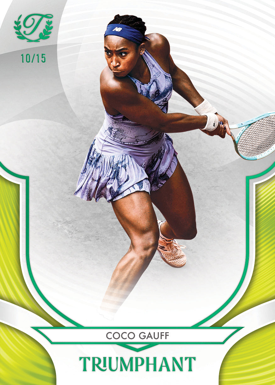 2025 Topps Triumphant Tennis Trading Cards Hobby Box