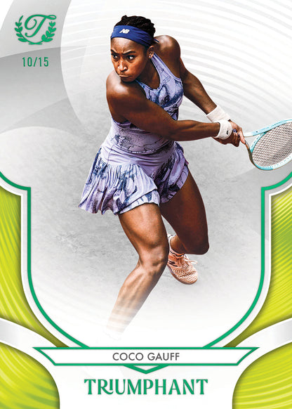 2025 Topps Triumphant Tennis Trading Cards Hobby Box