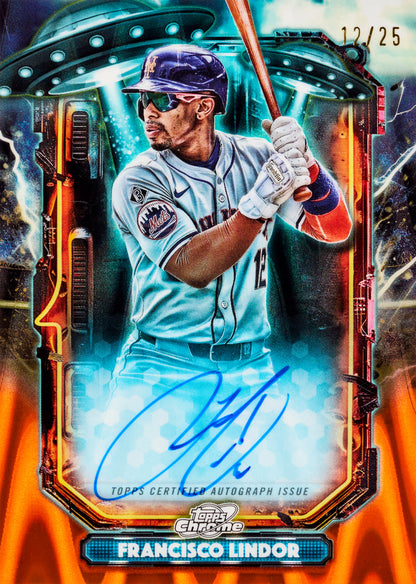 2025 Topps Chrome Cosmic Baseball Trading Card Hobby Box