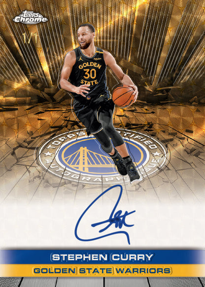 2025-26 Topps Chrome Basketball Trading Cards Blaster Value Box