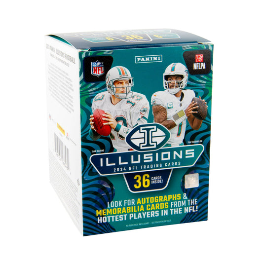 2024 Panini Illusions Football Trading Cards Blaster Box - 36 Cards Per Box
