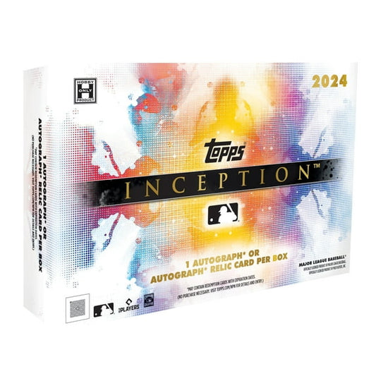 2024 Topps Inception Baseball Trading Cards Hobby Box - 1 Autograph Per Box