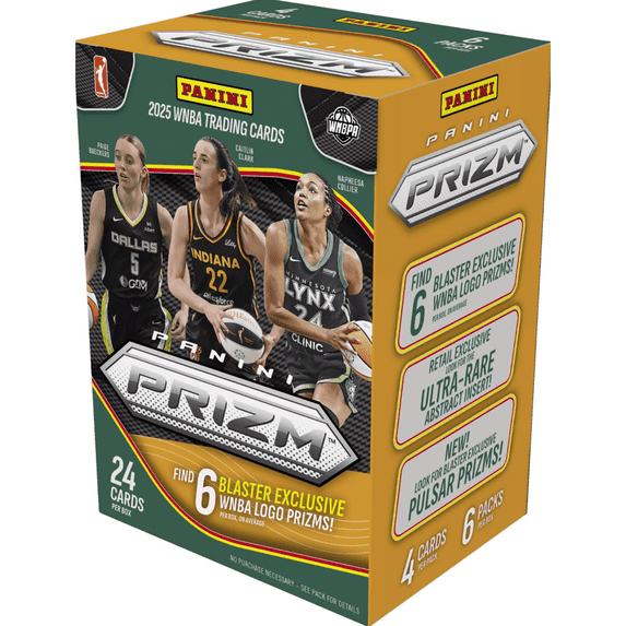 2025 Panini Prizm WNBA Basketball Trading Cards WNBA Logo Exclusive Blaster Box