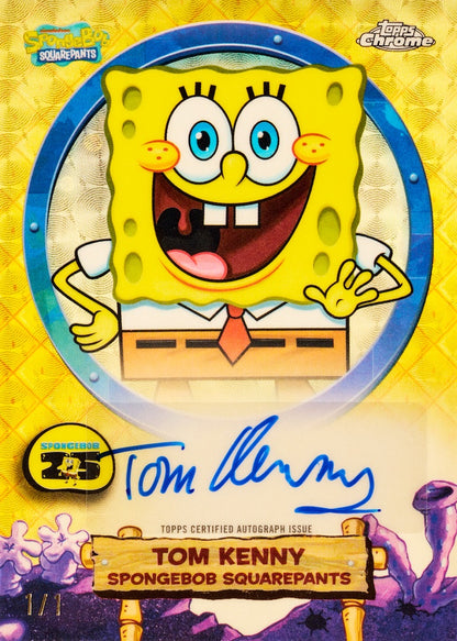 2025 Topps Chrome Spongebob Squarepants Trading Cards Hobby Box