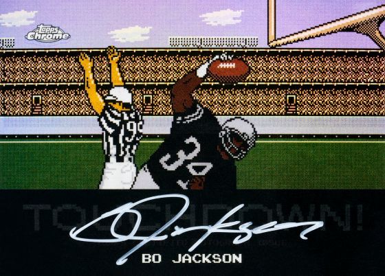 2025 Topps Chrome Football Trading Cards Jumbo Hobby Box (2 autographs/box)