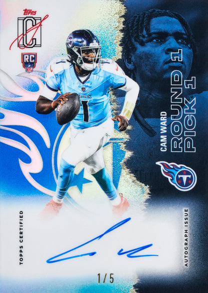 2025 Topps Signature Class Football Trading Cards Sealed Jumbo Hobby Box