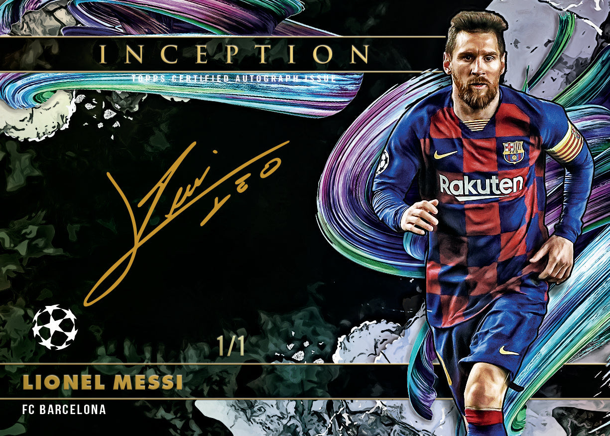 2025-26 Topps Inception UEFA Club Competitions Soccer Trading Cards Hobby Box
