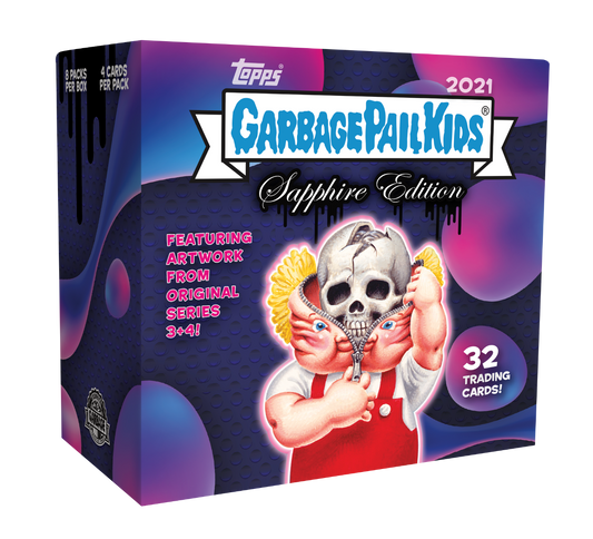 2021 Topps Garbage Pail Kids GPK Sapphire Edition Trading Cards Box 32 Cards/Box