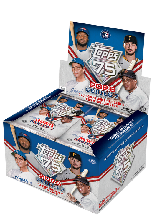 2026 Topps Baseball Series 2 Trading Cards Factory Sealed Jumbo Hobby Box