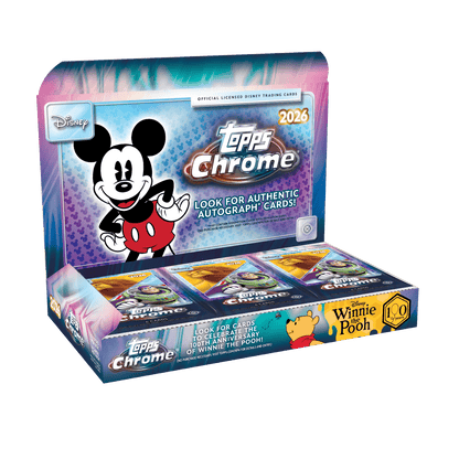 2026 Topps Chrome Disney Officially Licensed Trading Cards Hobby Box