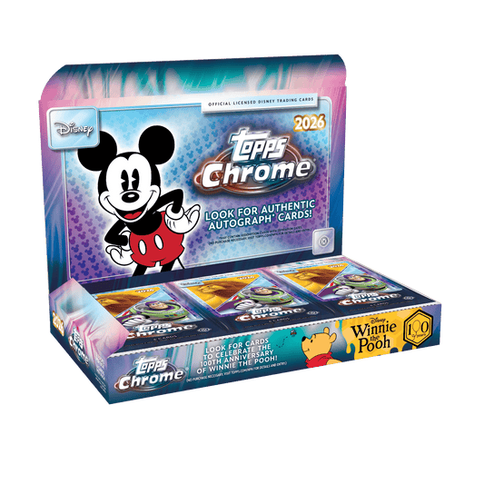 2026 Topps Chrome Disney Officially Licensed Trading Cards Hobby Box