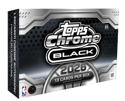 2025-26 Topps Chrome Black Basketball Trading Cards Sealed Hobby Box