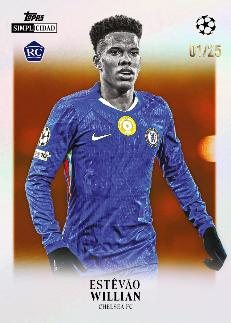 2025-26 Topps Simplicidad UEFA Club Competitions Trading Card Hobby Box