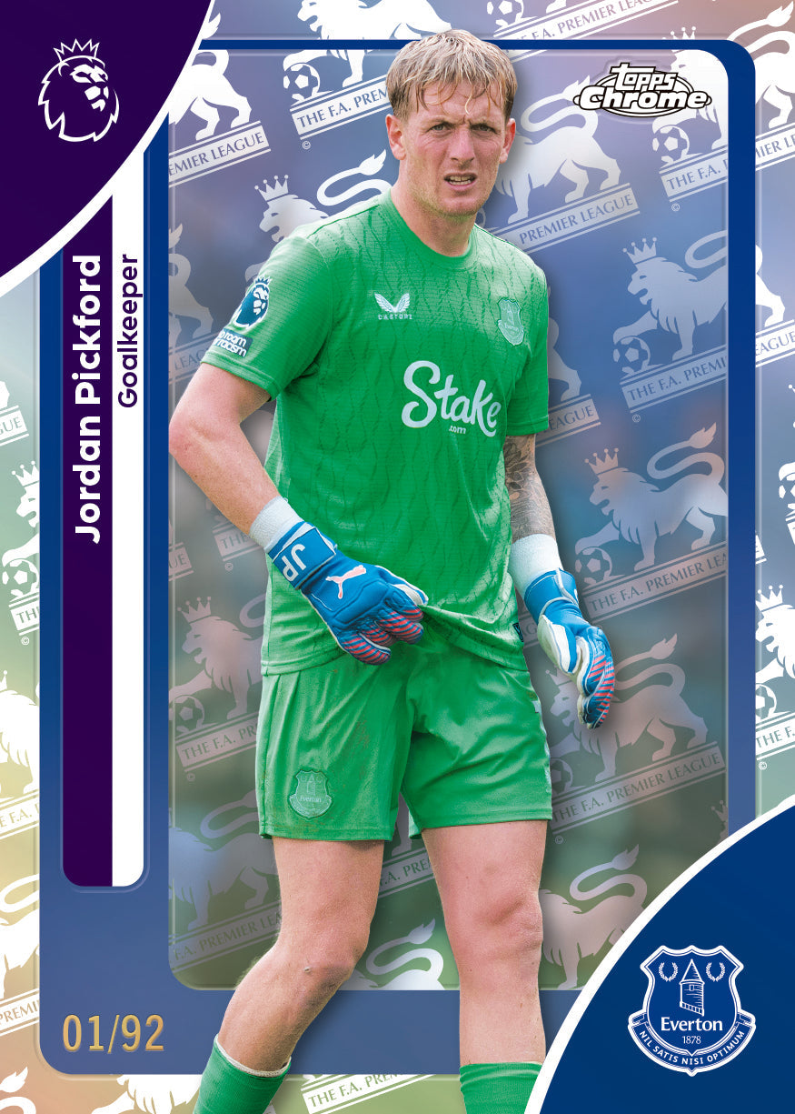 2026 Topps Chrome Soccer Premier League EPL Trading Card Hobby Box
