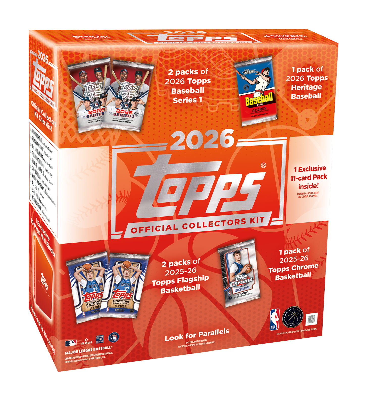 2026 Topps Trading Cards Official Collector Box Kit - Wave 1