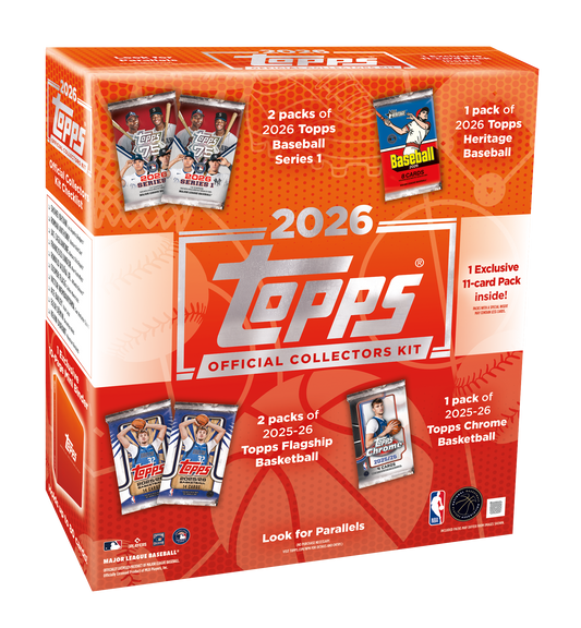 2026 Topps Trading Cards Official Collector Box Kit - Wave 1