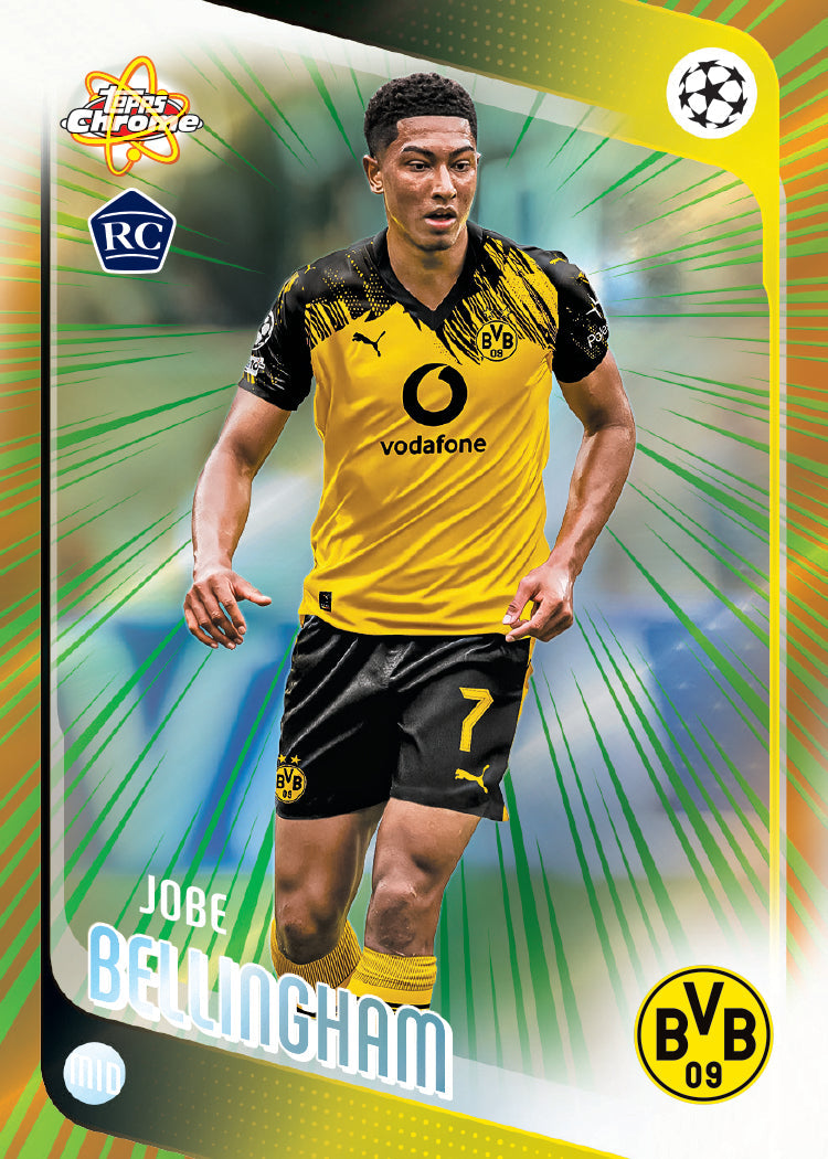 2025-26 Topps Chrome Soccer UEFA Club Competitions Trading Card Hobby Box