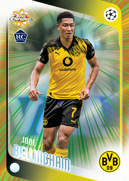 2025-26 Topps Chrome Soccer UEFA Club Competitions Trading Card Hobby Box