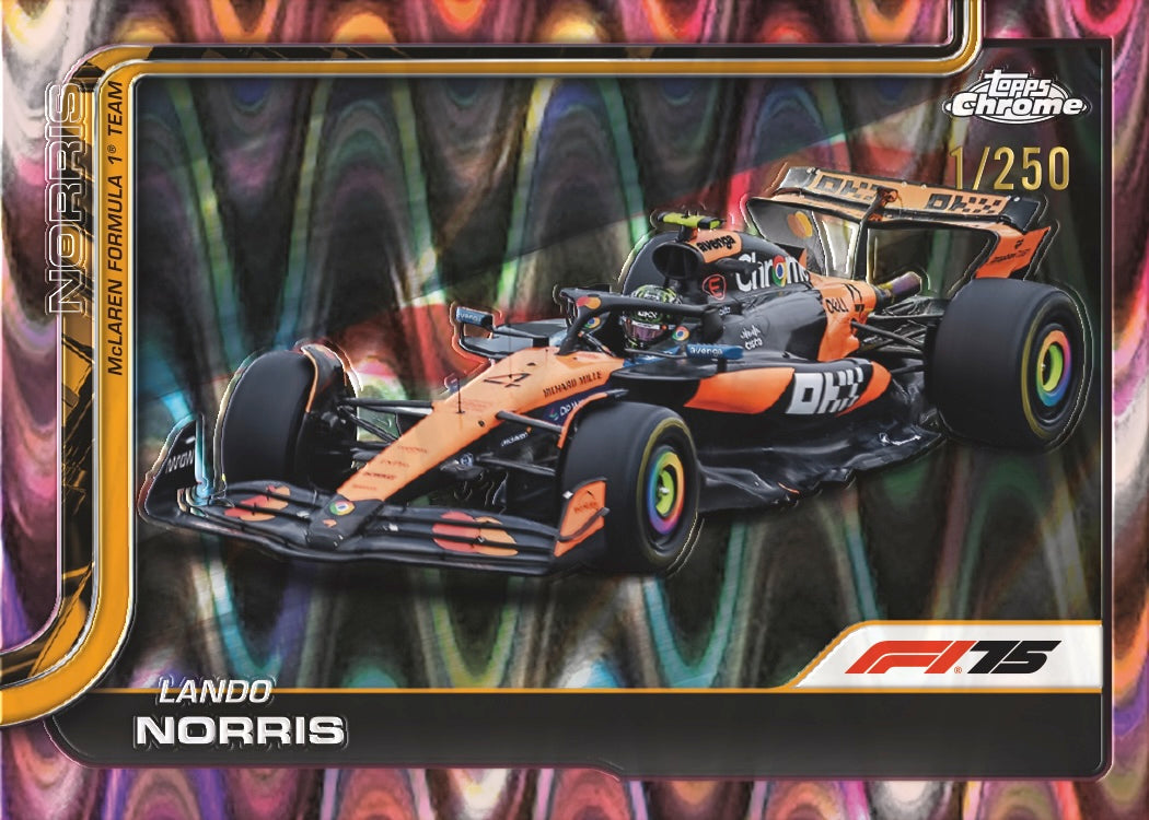 2025 Topps Chrome Formula 1 F1 Trading Cards Blaster Value Box