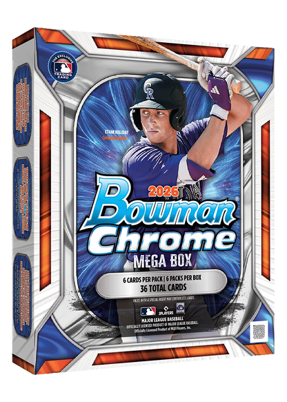 2026 Bowman Chrome Baseball Trading Cards Factory Sealed Mega Box