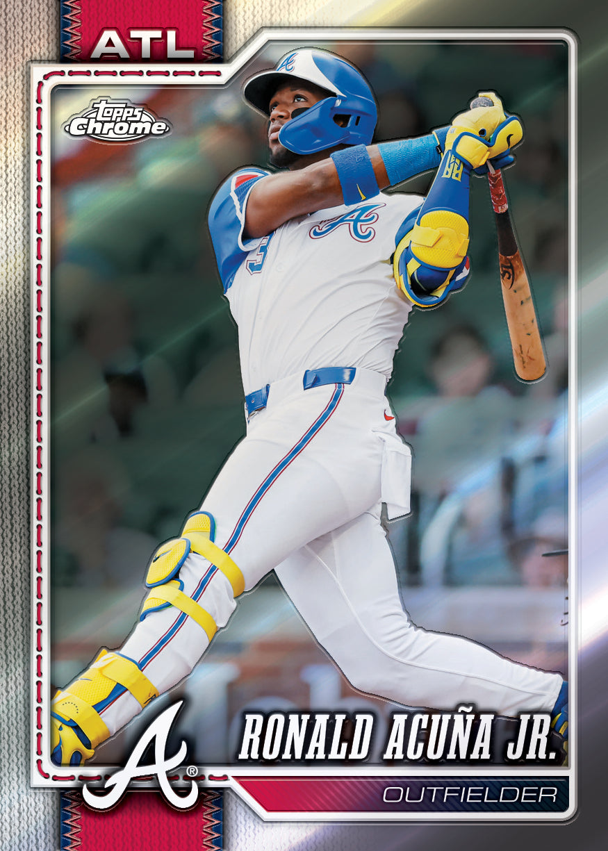 2026 Topps Chrome Baseball Trading Cards Factory Sealed Jumbo Hobby Box