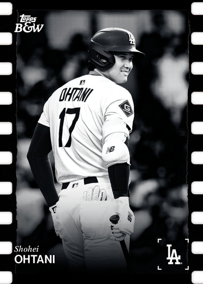 2025 Topps Black & White Baseball Trading Cards Factory Sealed Mega Box