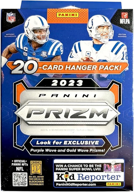2023 Panini Prizm Football 20 Card Hanger Box