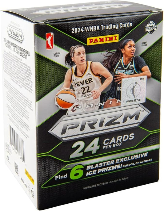 2024 WNBA Panini Prizm Trading Card Blaster Box - 6 Exclusive Ice Prizms