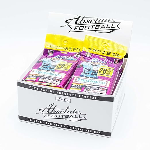 2021 Panini Absolute Football Trading Card 20-Card Value Pack