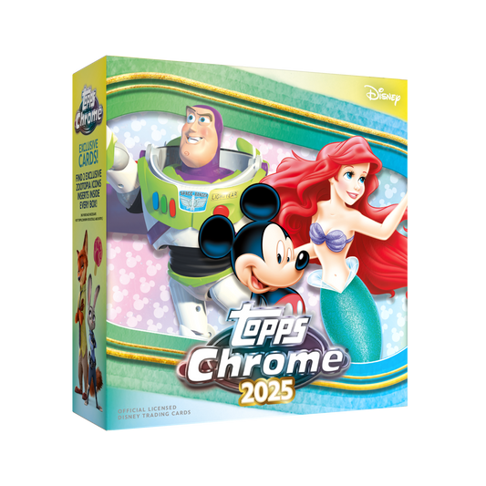 2025 Topps Chrome Disney Trading Cards Mega Box
