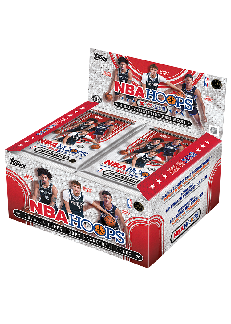 2025-26 Topps Hoops Basketball Trading Cards Factory Sealed Jumbo Hobby Box