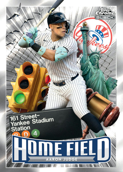 2026 Topps Chrome Black Baseball Trading Cards Factory Sealed Hobby Box