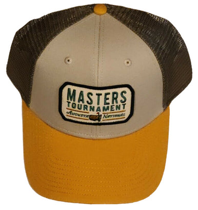 2022 Masters Tournament Augusta National Green & Yellow Trucker Mesh Golf Hat